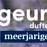 tafelbanner 2025 Nederlands-Duits - geurend | duftend