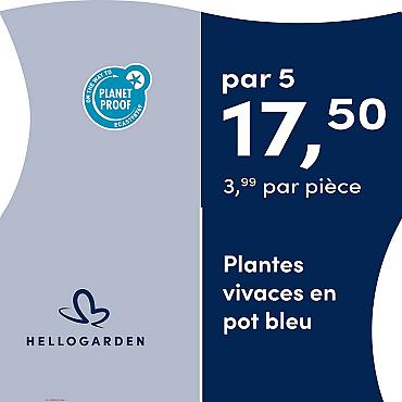 prijsmolen 2025 Frans - pot bleu 3,99 par pièce - par 5 € 17,50