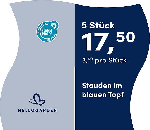 prijsmolen 2025 Duits - blauen Topf 3,99 pro Stück - 5 Stück 17,50