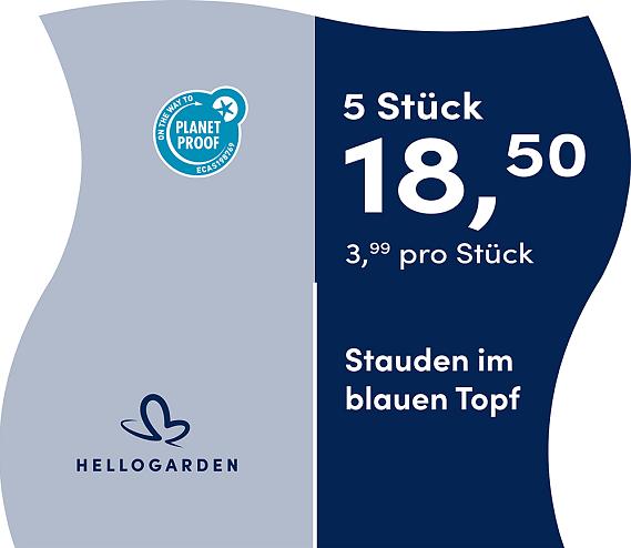 prijsmolen 2025 Duits - blauen Topf 3,99 pro Stück - 5 Stück 18,50